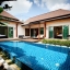 For Rent : 3bed room Private Pool Villa in Naiharn beach Phuket