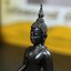 พระพุทธรูปคุ้มเกล้าฯ ภปร.(ใต้ร่มพระบารมี คุ้มเกล้า) 60ปี โรงพยาบาลภูมิพลฯ พ.ศ.2552 เนื้อนวโลหะ รมดำ(พิมพ์ใหญ่ขนาด 35.5*24 มม.)สภาพสวยเดิมพร้อมกล่องบรรจุเดิม ตอกโค๊ดหมายเลขกำกับ