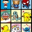 รูปการ์ตูนน่ารัก ครอสติสคริสตัลเม็ดกลมใส ติดเต็มภาพ พร้อมกรอบ
