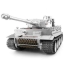 รถถัง German Tiger1 เหล็ก+อลูมิเนียม ทั้งคัน 100% ขนาดเกล 1/16 รุ่น 3818 Pro