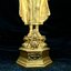 พระพุทธกาญจนพรสยามภูมิ ภปร. ปี 2539 เนื้อโลหะปิดทอง ขนาดบูชาพิมพ์เล็กสูง 10 นิ้ว พระพุทธรูปประจำพระชนมวาร รัชกาลที่ 9 ทรงโปรดเกล้าให้ วิทยาลัยป้องกันราชอาณาจักร (วปอ.) สร้างในวโรกาสทรงครองสิริราชสมบัติครบ 50 ปี พ.ศ. 2539(1 ใน 1999 องค์)นิยมหายาก