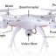 Syma X5SW fpv wifi [กล้อง 2MP ถ่ายทอดสดผ่านจอมือถือ, มีระบบ Headfree กันหลงทิศ]
