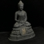 พระพุทธสิทธัตถศาสดา 100 ปี กรมบัญชีกลาง พ.ศ.2533(รุ่นแรก) เนื้อโลหะสำริด รมมันปู หน้าตัก 5.9 นิ้ว (พิธีใหญ่ ศิลป์สวย หายาก)(พระราชทานเม็ดพระธาตุ บรรจุมวลสารใต้ฐานองค์พระ)