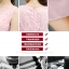 ชุดเดรสสั้นผ้าแก้วปักลายดอกไม้สีชมพูโอโรส แขนกุด กระโปรงทรงเอ สวยหวาน