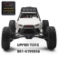 Wltoys 12429 STORM 2.4G 1: 12 4WD ขับขี่ด้วยความเร็ว Off-Road RC Car ด้วยไฟ LED RTR - สีขาว