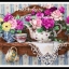 งานปักริบบิ้นรูปสดใสยามเช้า Good Morning by Easy DIY ครอสติสคริสตัล
