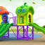 เครืองเล่นสนามกลางแจ้ง Cartoon House Series TG-S3030