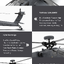 เฮลิคอปเตอร์ GPS รุ่น YXZNRC F11-S AH-64 Apache สเกล 1:32 สวยสมจริง พร้อมฟังก์ชันล้ำสมัยสุดๆ