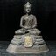 พระพุทธสิทธัตถศาสดา 100 ปี กรมบัญชีกลาง พ.ศ.2533(รุ่นแรก) เนื้อโลหะสำริด รมมันปู หน้าตัก 5.9 นิ้ว (พิธีใหญ่ ศิลป์สวย หายาก)(พระราชทานเม็ดพระธาตุ บรรจุมวลสารใต้ฐานองค์พระ)องค์หมายเลข 63(ผลรวมได้ 9 เลขมหามงคลเจริญก้าวหน้าในทุกด้าน)