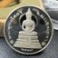 เหรียญพระพุทธโสธร รุ่นนานาชาติ(รุ่นแรก) วัดโสธรวรารามวรวิหาร ปี 2537 หลังพระธรรมจักร เนื้อเงินขัดเงา ขนาด 2.5 มม.สภาพสวยพร้อมกล่องและการ์ดใบรับรองเดิมครบสมบูรณ์(1 ใน 5000 เหรียญ)