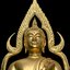 พระพุทธชินราช(จำลอง)ภปร. 84พรรษา เนื้อโลหะ ลงรักปิดทอง 100% ขนาดหน้าตัก 9 นิ้ว(ใต้ฐานบรรจุพระพุทธชินราชเนื้อผงพระราชทานมวลสาร จิตรลดาและเส้นพระเจ้า(เส้นผม))