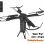 Foldable Rocket Drone มีกิมบอลปรับก้ม-เงยกล้องได้จากรีโมท และมีเซนเซอร์กันชนรอบตัวลำ กล้อง HD Camera 720*1080p