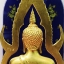 พระพุทธชินราช จปร วัดเบญจมบพิตร ปี 2519 หน้าตัก 5.9 นิ้ว หล่อดินไทย ปิดทองเดิมพร้อมครอบตู้เดิม(ในหลวงและราชินีเสด็จฯเททอง)