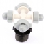 หัวพ่นหมอก4ทาง พร้อมฐานสำหรับท่อ PVC 1/2"