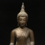 พระพุทธรูปบูชาวชิรมงกุฏ(อักษรย่อ จอุ)วัดมกุฏกษัตริยาราม ปี2511 หน้าตัก 5นิ้ว