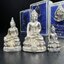 พระกริ่งนวปทุม ภปร.-พระชัยวัฒน์นวปทุม ภปร.-พระกริ่งไพรีพินาศ ภปร. รุ่นแรก วัดปทุมวนาราม ครบชุดเนื้อเงิน ปี2535(ในหลวงรัชกาลที่9เสด็จเททอง)(1ใน3000องค์)หายาก***เก็บทีเดียวครบชุดไปเลยรุ่นนี้ แนะนำ....ตอนนี้หายากแล้ว***