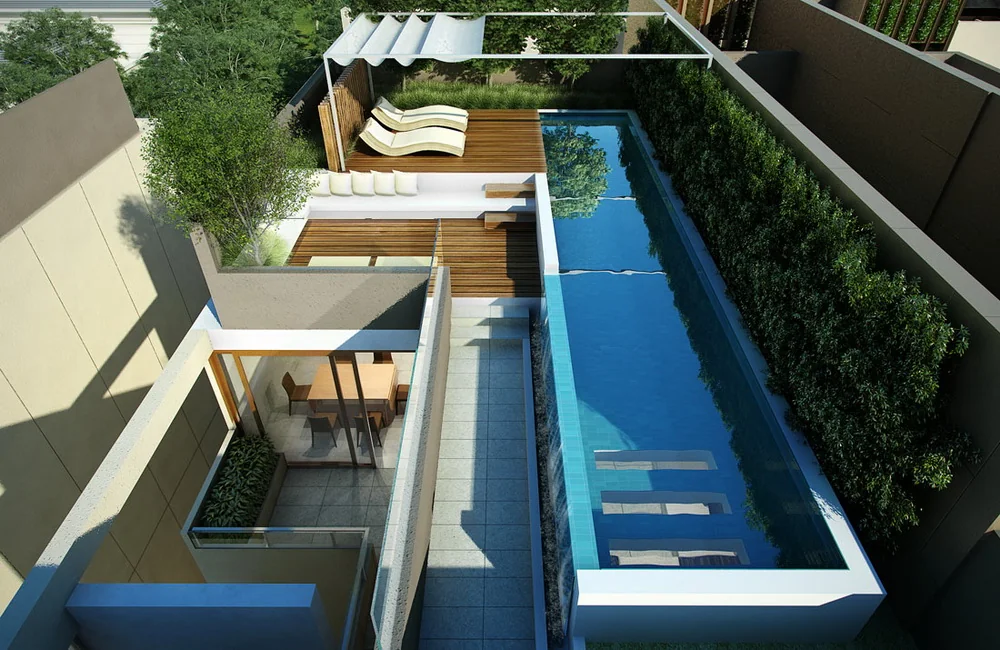 ทีมงาน Black Cliff Garden ดูแลภูมิทัศน์รายเดือน โครงการรักสาทร กรุงเทพฯ